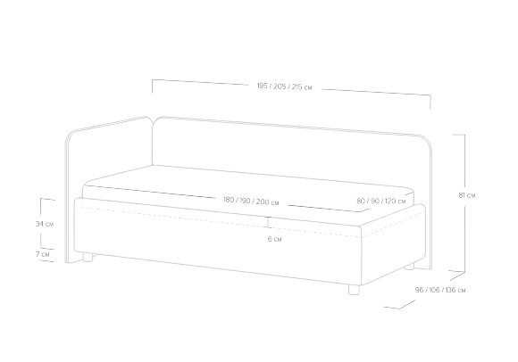 Кровать Capri Кровать Capri