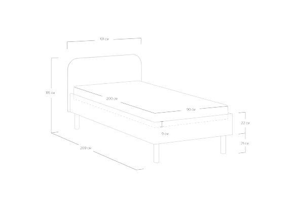 Кровать Hanna