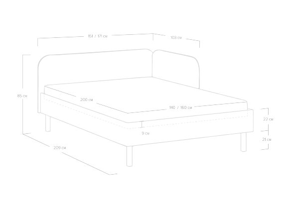 Кровать Julia