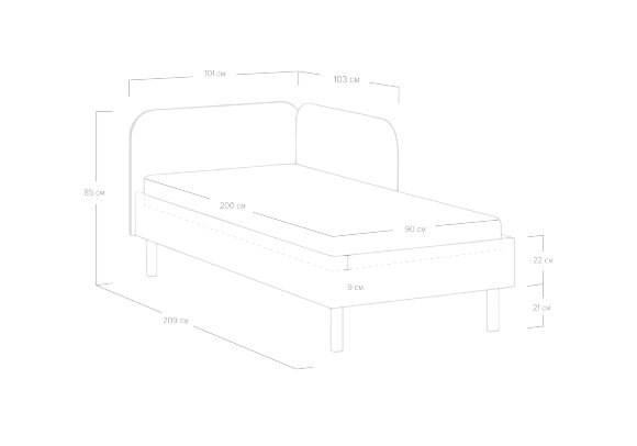 Кровать Julia