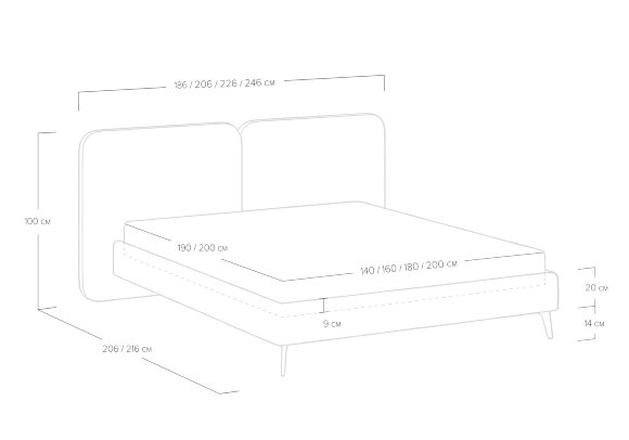 Кровать Brooklyn Кровать Brooklyn
